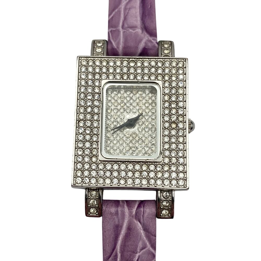 Adrienne Women's Limited Edition Rhinestone Iced Out Watch 25mm - New Battery